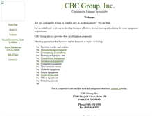 Tablet Screenshot of cbc-group.com